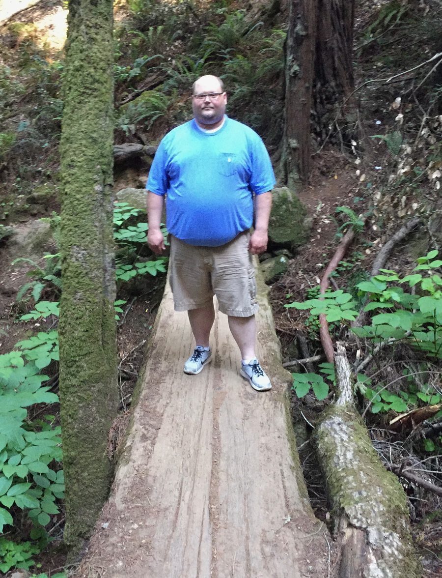 Nick at his highest weight